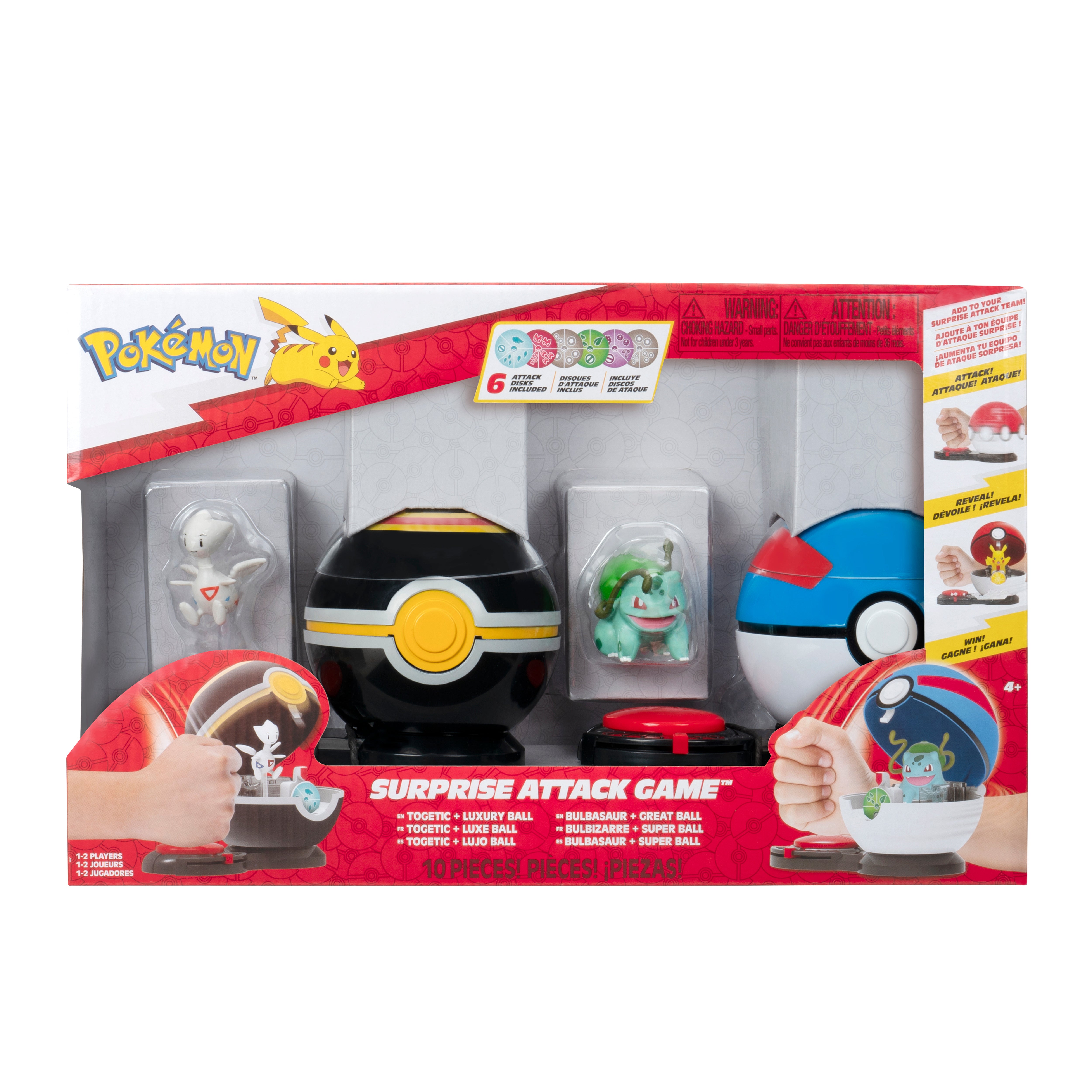 Juego Ataque Sorpresa Pokemon - Pack 2 Display