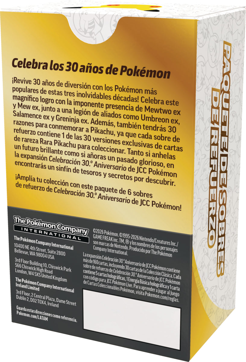 Pokemon TCG 30th Celebration - Booster Bundle ESP