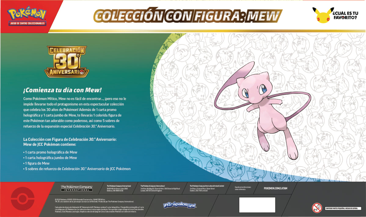 Pokemon TCG 30th Celebration - Mew Figure Collection ESP