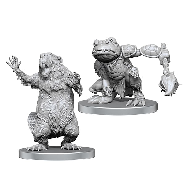 Pathfinder Miniatures - Wave 26 Boggard Scout & Castoroides