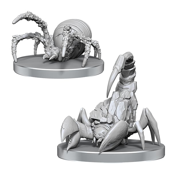 Pathfinder Miniatures - Wave 26 Cave Scorpion & Hunting Spider