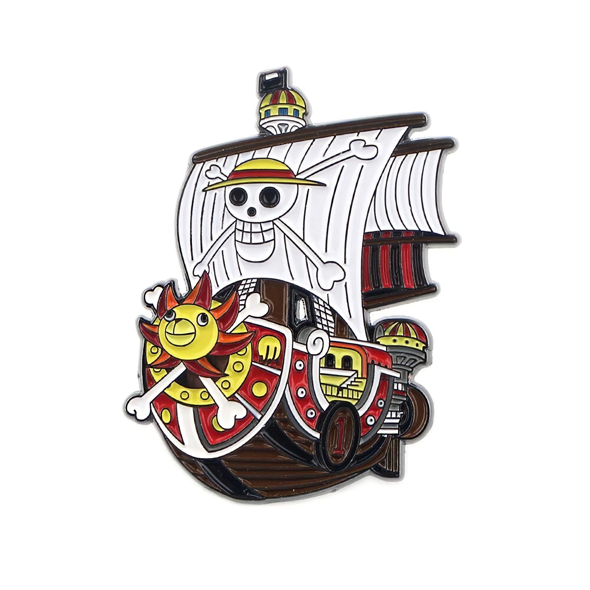 Pin esmaltado One Piece Thousand Sunny | Coleccionables, figuras y artículos geek en PiedraBruja Chile