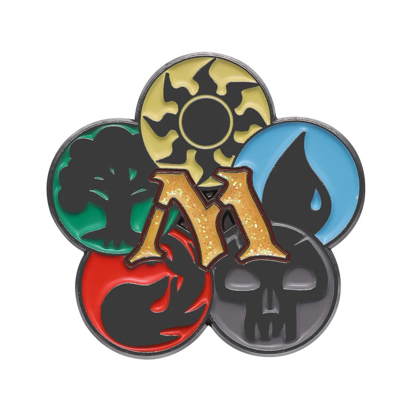Pin Esmaltado Simbolos de Mana Magic The Gathering