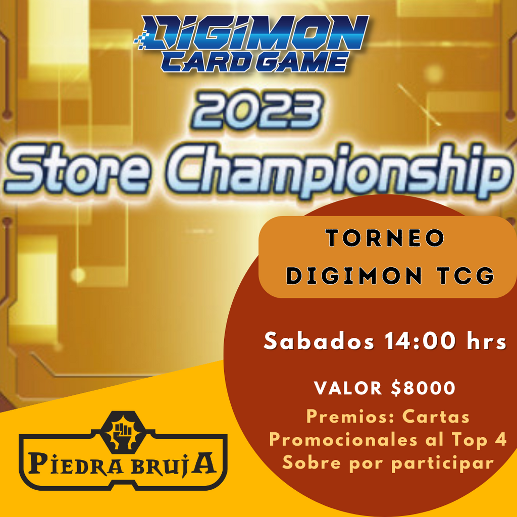 Store Championship Digimon PiedraBruja