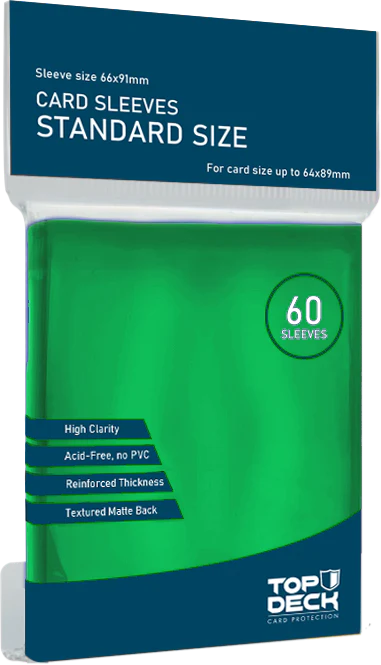 Protectores Verdes Standard 60 unidades Fundas para Cartas TCG Chile