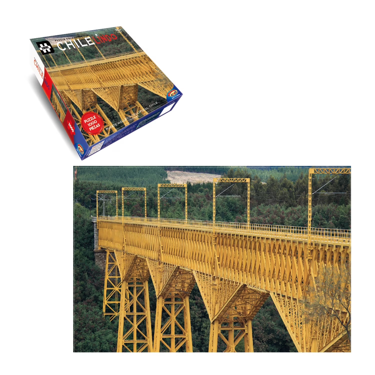 Puzzle 1000 Piezas - Puente Malleco Colección Chile Lindo
