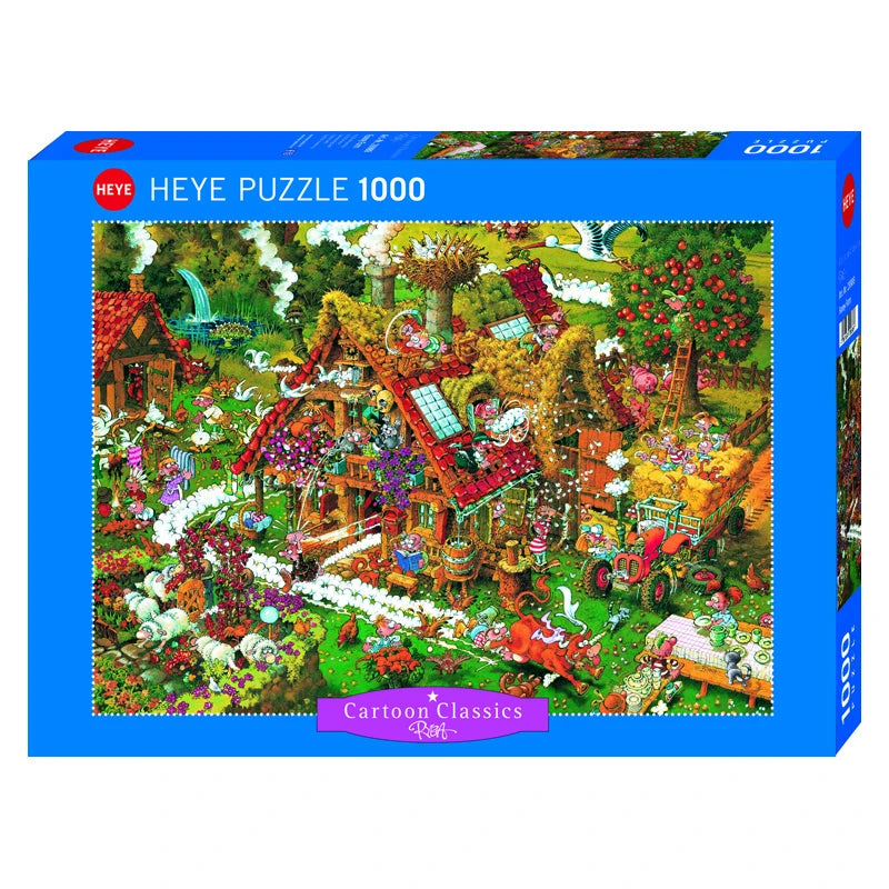 Puzzle 1000 Piezas - Funny Farm Cartoon Classics