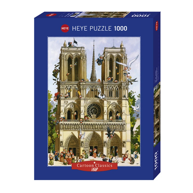 Puzzle 1000 Piezas - Vive Notre Dame! Cartoon Classics