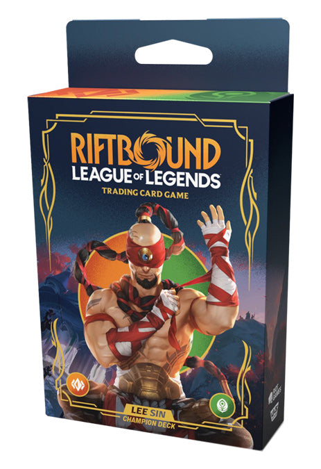 Riftbound League of Legends TCG: Set 1 Origins - Champion Deck Lee Sin | Riftbound TCG y productos relacionados en PiedraBruja Chile