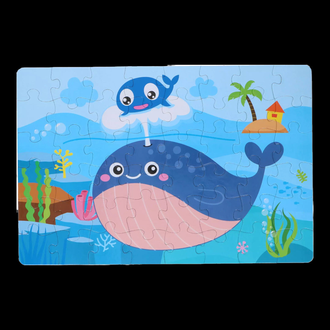 Puzzle Ballena Whale 48 pcs | Rompecabezas e ingenios para niños, desafía su mente en PiedraBruja Chile