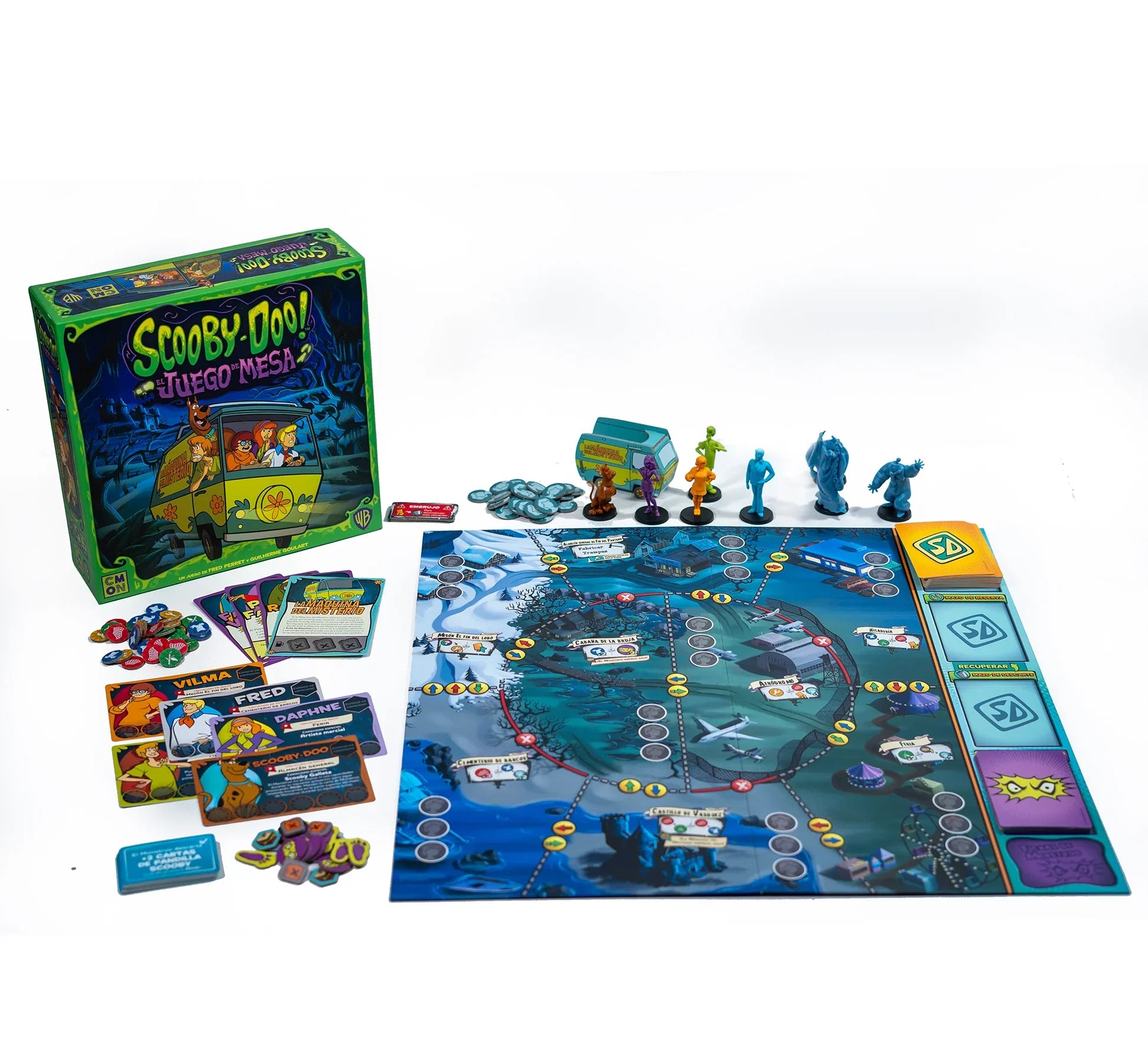 Unboxing y contenido del juego de mesa de Scooby doo