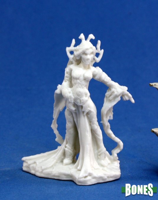 Miniatura Shaeress Dark Elf Queen | Piedra Bruja