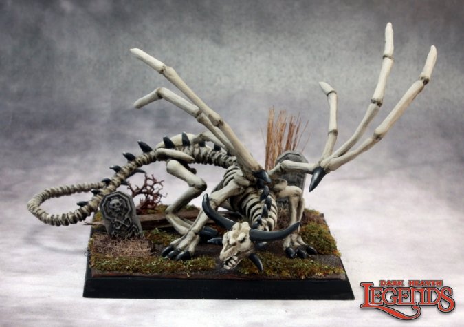 Miniatura Skeletal Dragon | Piedra Bruja