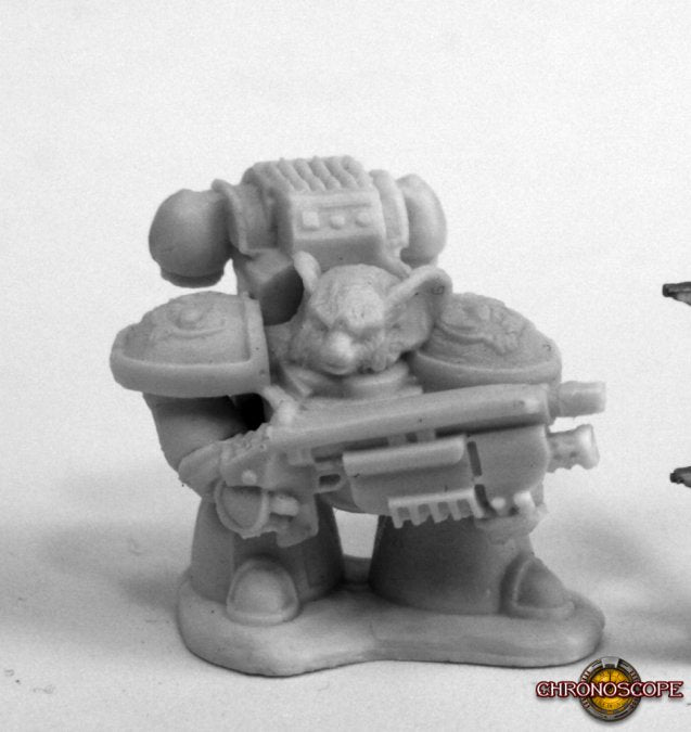 Miniatura Space Mousling Looking Right | Piedra Bruja