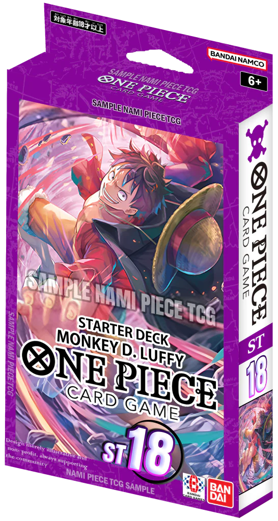 ST18 Purple Monkey D. Luffy - Starter Deck | One Piece Card Game, sobres y cartas coleccionables en PiedraBruja Chile