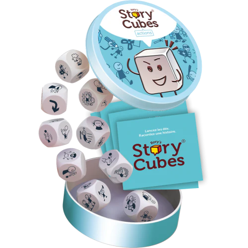 Contenido del juego de dados story cubes acciones