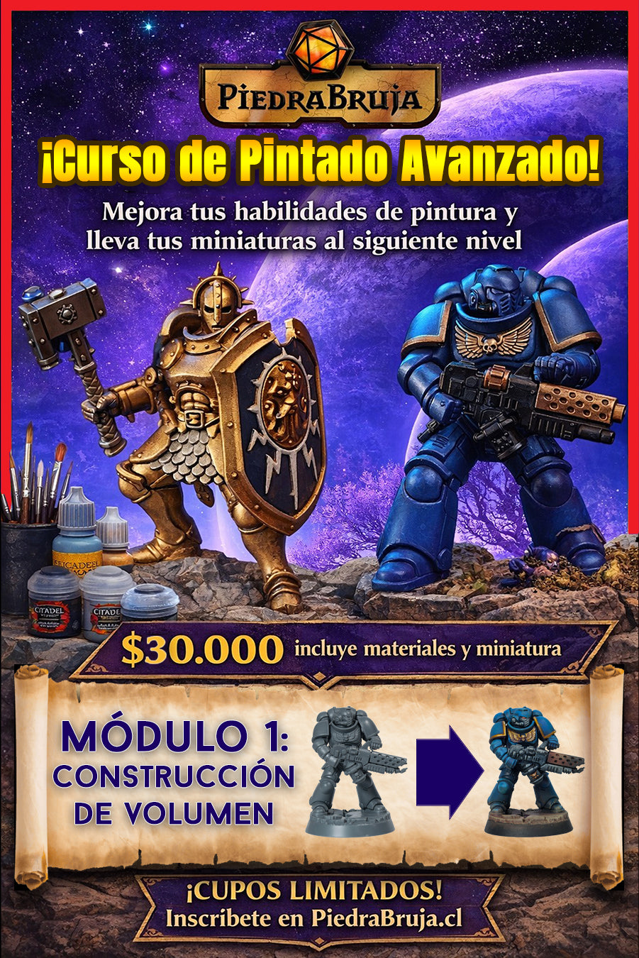 Curso de Pintado Avanzado Presencial - Módulo 1