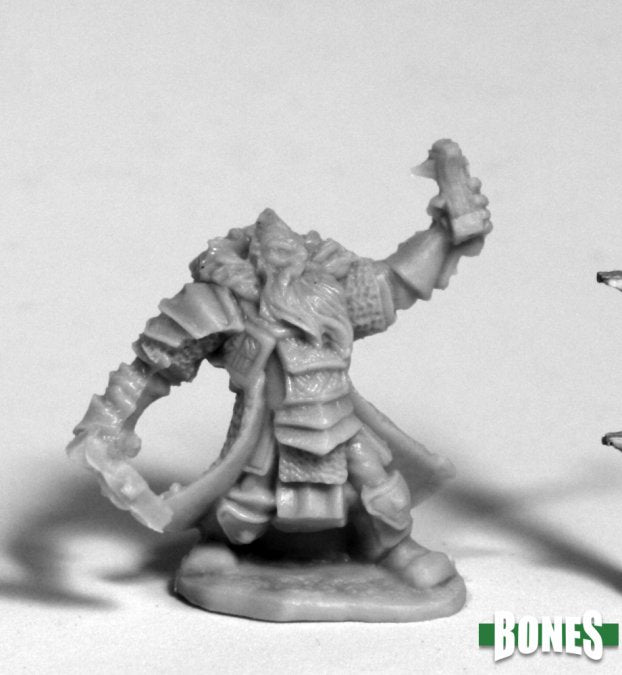 Miniatura Thain Grimthorn Dwarf Cleric | Piedra Bruja