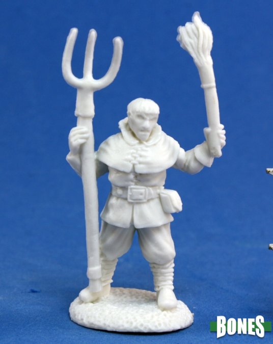 Miniatura Townsfolk Village Rioter | Piedra Bruja