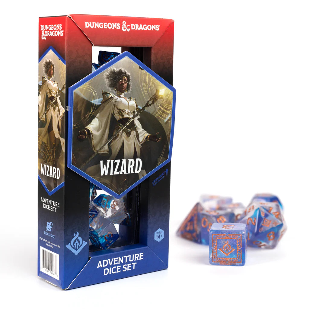 Wizard Blue - Adventure Dice