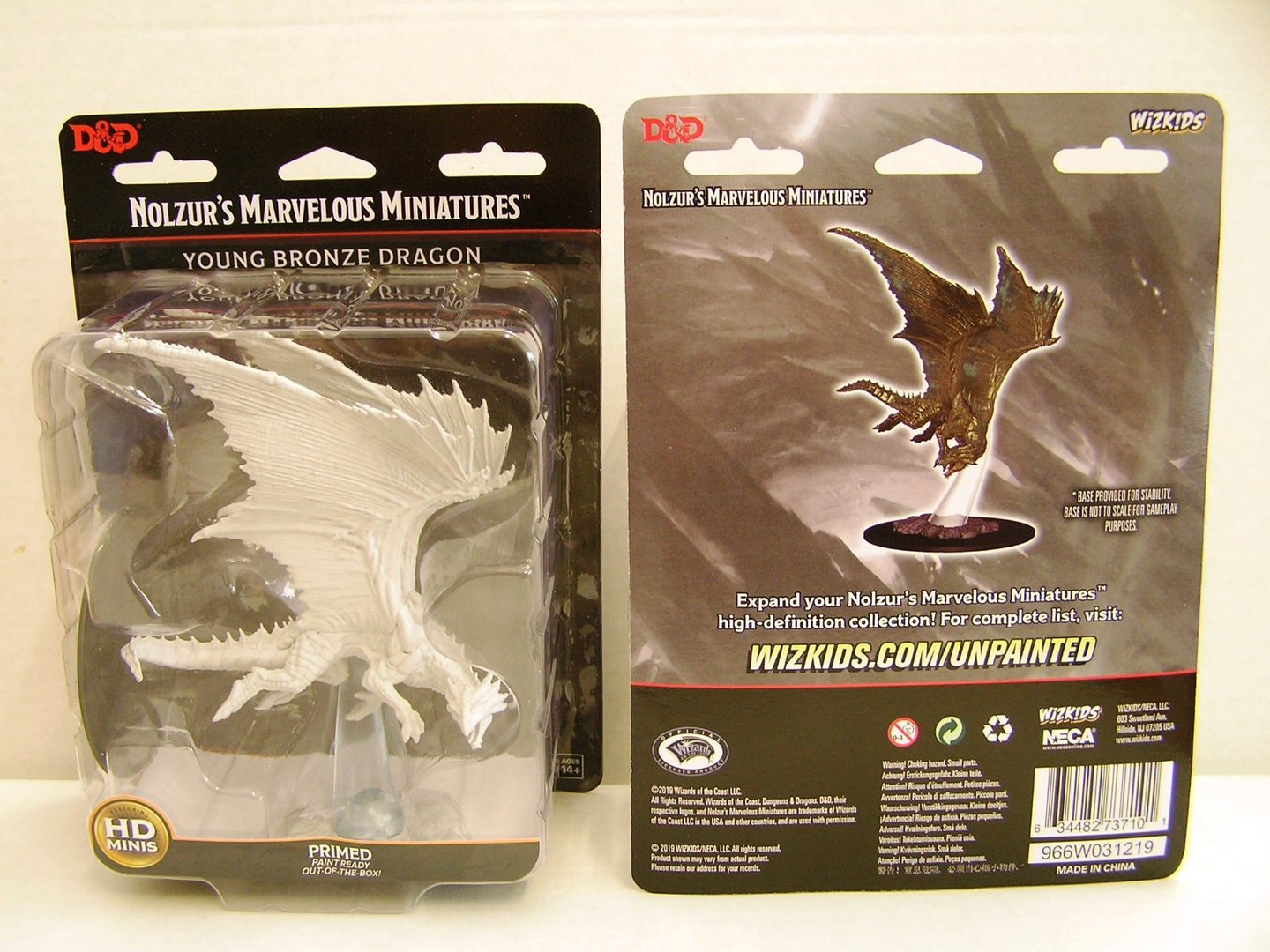Nolzur’s Marvelous Miniatures: Unpainted Minis Wave 9 - Young Bronze Dragon