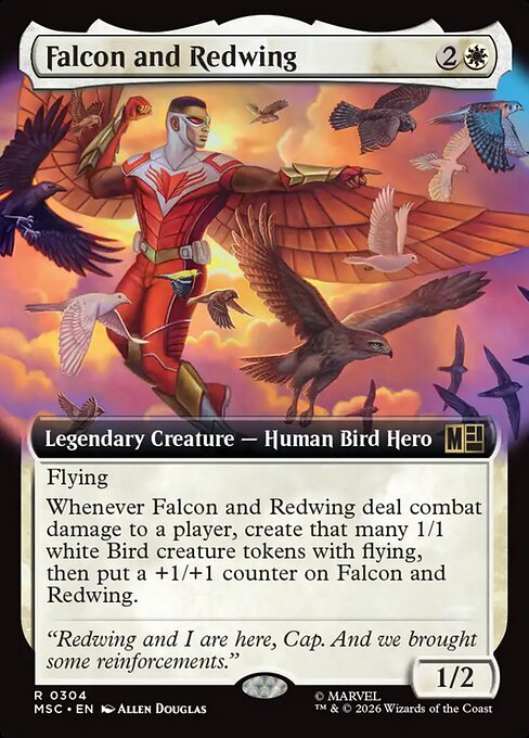 Falcon and Redwing Regular (ingles) 304 | Singles MTG en PiedraBruja