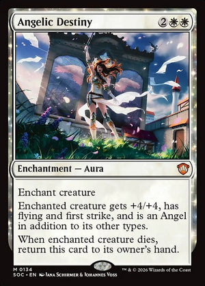 Angelic Destiny Regular (ingles) 134 | Singles MTG en PiedraBruja