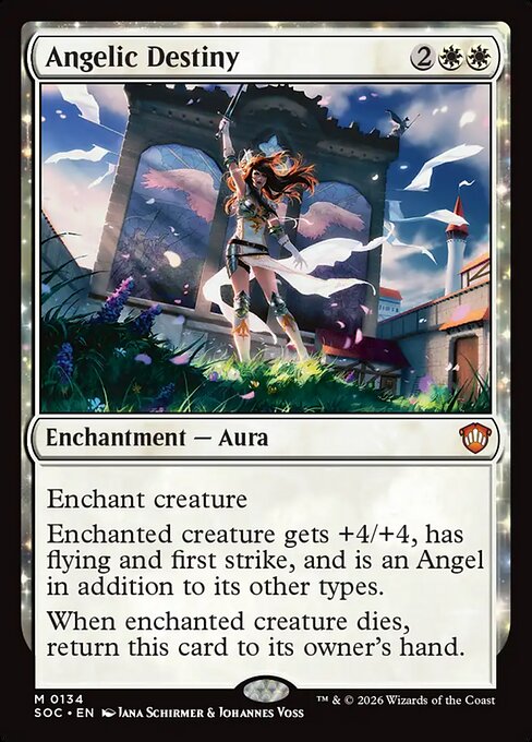Angelic Destiny Regular (ingles) 134 | Singles MTG en PiedraBruja