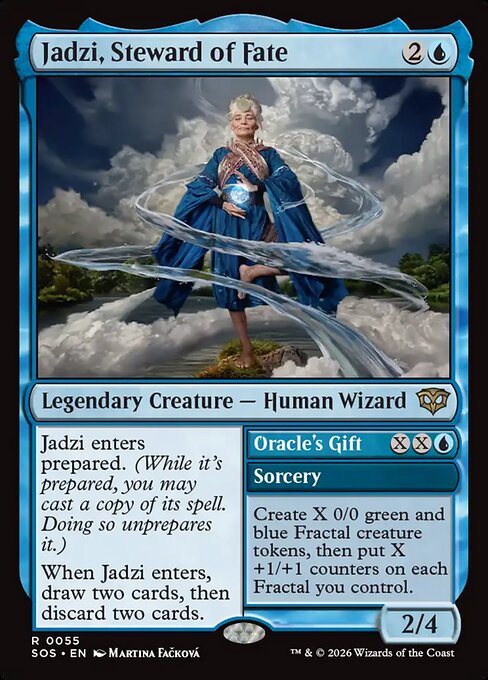 Jadzi, Steward of Fate // Oracle's Gift Regular Foil (ingles) 55| Singles MTG en PiedraBruja