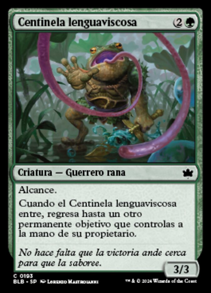 Stickytongue Sentinel