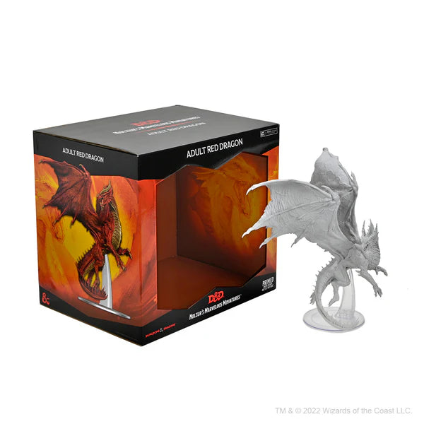 D&D Nolzur's Marvelous Miniatures: Unpainted Minis - Adult Red Dragon Tyrant