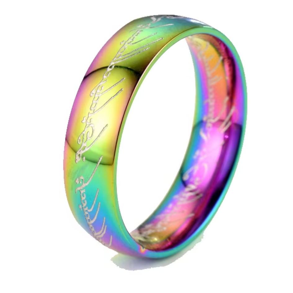 Anillo único - Señor de los Anillos Multicolor - Talla 8