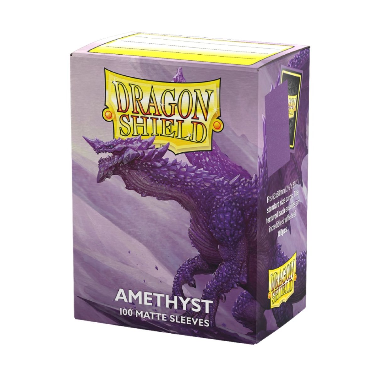 Matte Amethyst (x100) | Fundas y accesorios Dragon Shield para cartas TCG en PiedraBruja Chile