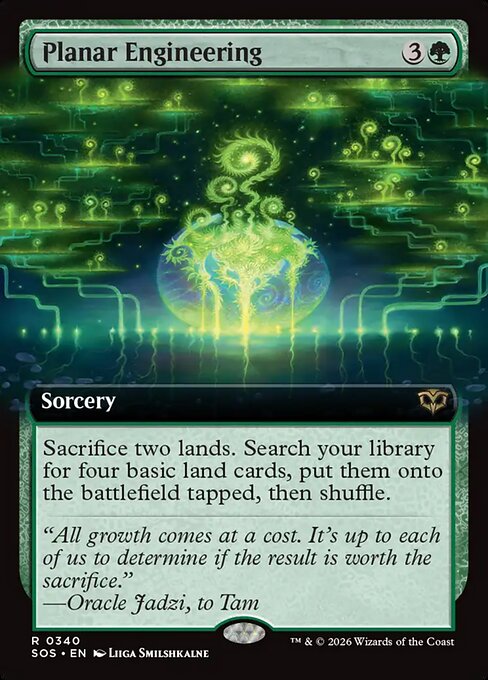 Planar Engineering Extended Foil (ingles) 340| Singles MTG en PiedraBruja
