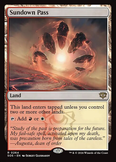Sundown Pass Regular Foil (ingles) 264| Singles MTG en PiedraBruja