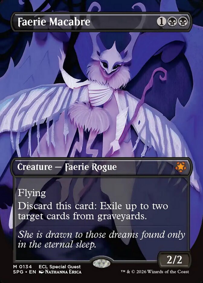 Faerie Macabre Borderless Foil (ingles) 134
