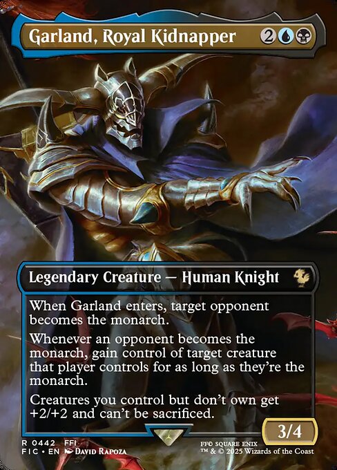 Garland, Royal Kidnapper Borderless Foil (ingles) 442 | Singles MTG en PiedraBruja