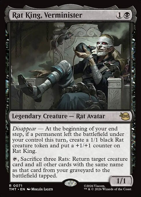 Rat King, Verminister | Singles MTG en PiedraBruja