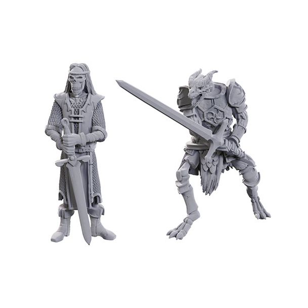 Wizkids Nolzur's Marvelous Miniatures: Unpainted Minis - 50th Anniversary - Skeleton Knights Limited Edition