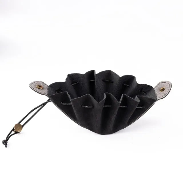 Bolsa de Cuero para Dados - Negra