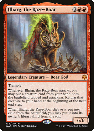 Ilharg, the Raze-Boar Regular (japones) 113 | Singles y cartas sueltas de Magic: The Gathering en PiedraBruja Chile