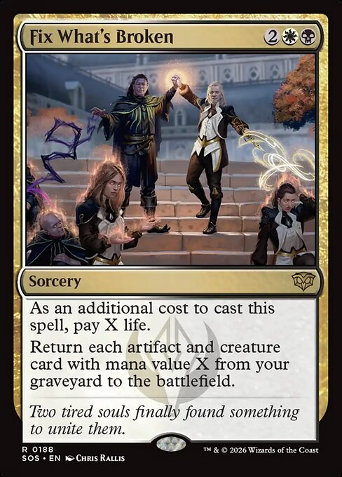 Fix What's Broken Regular Foil (ingles) 188| Singles MTG en