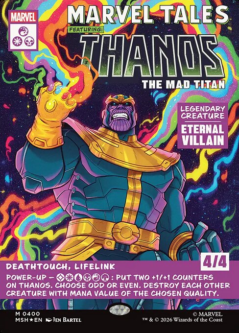 Thanos, the Mad Titan Regular Foil (ingles) 400 | Singles MTG en PiedraBruja