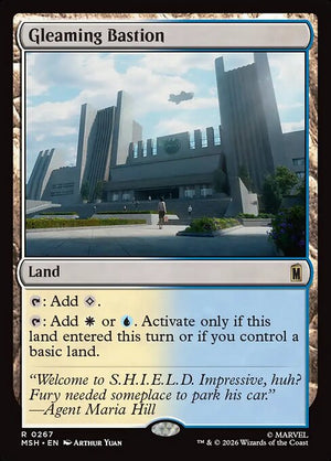 Gleaming Bastion Regular Foil (ingles) 267 | Singles MTG en PiedraBruja