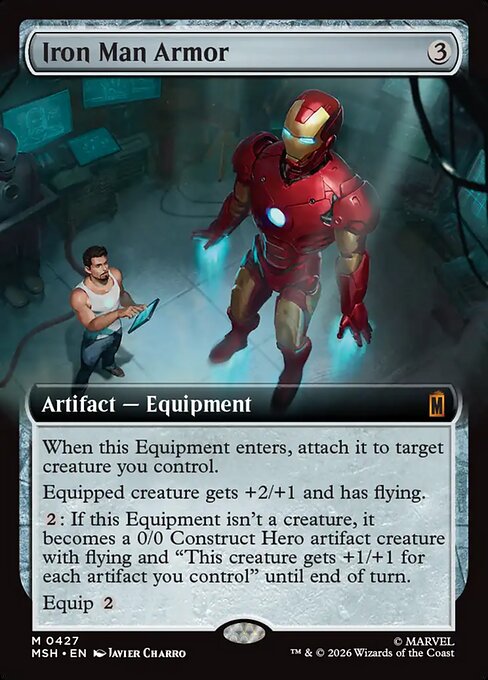 Iron Man Armor Regular Foil (ingles) 427 | Singles MTG en PiedraBruja