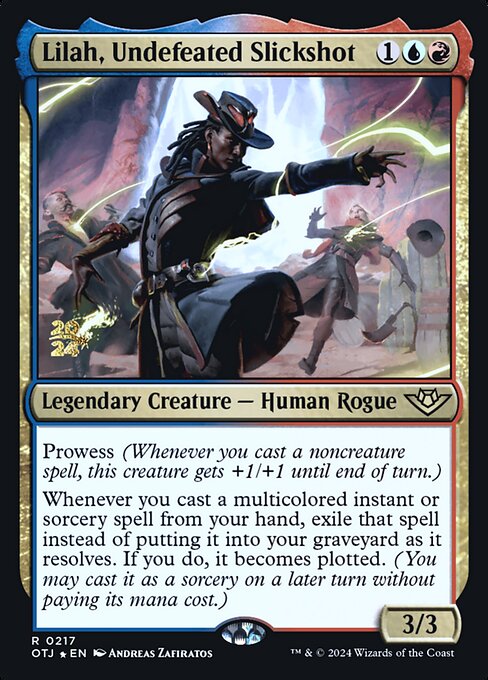 Lilah, Undefeated Slickshot Regular Foil (español) 217s | Singles MTG en PiedraBruja