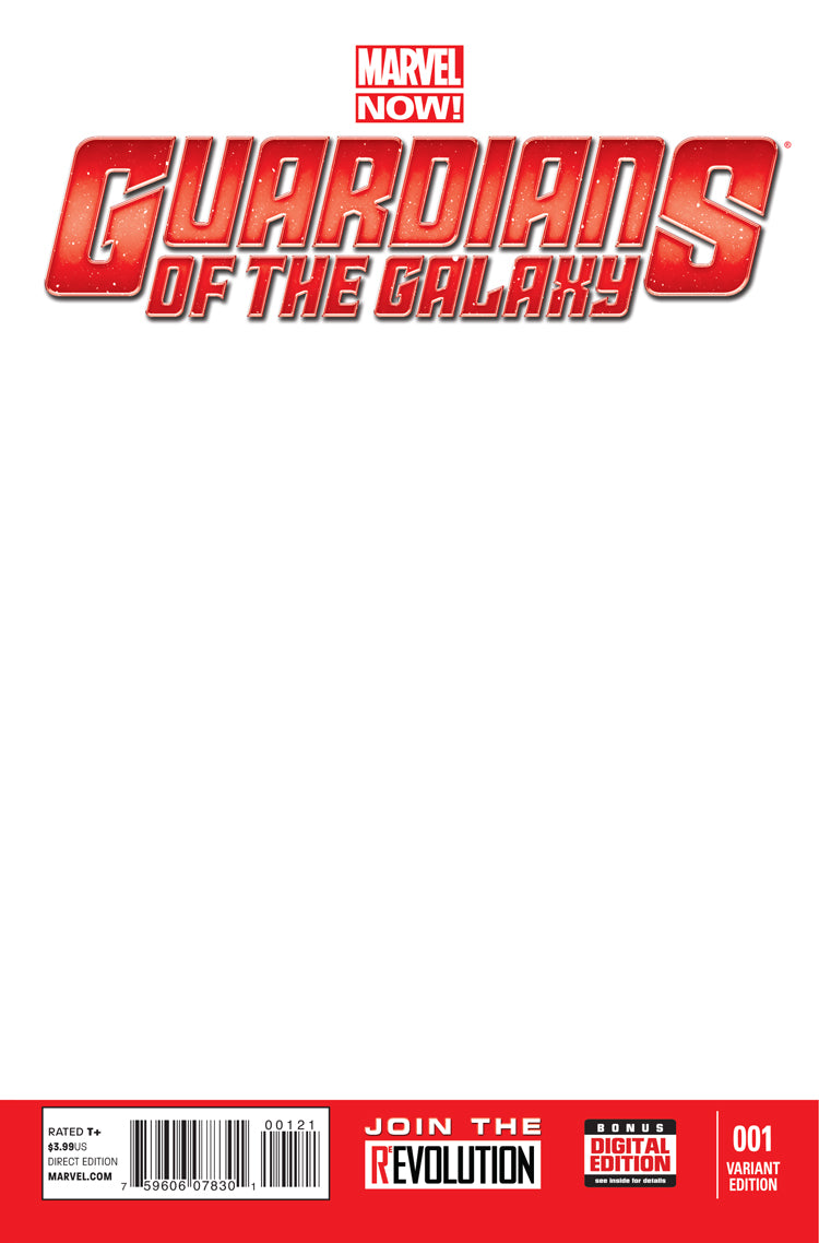 Guardians of the Galaxy 1 White Cover