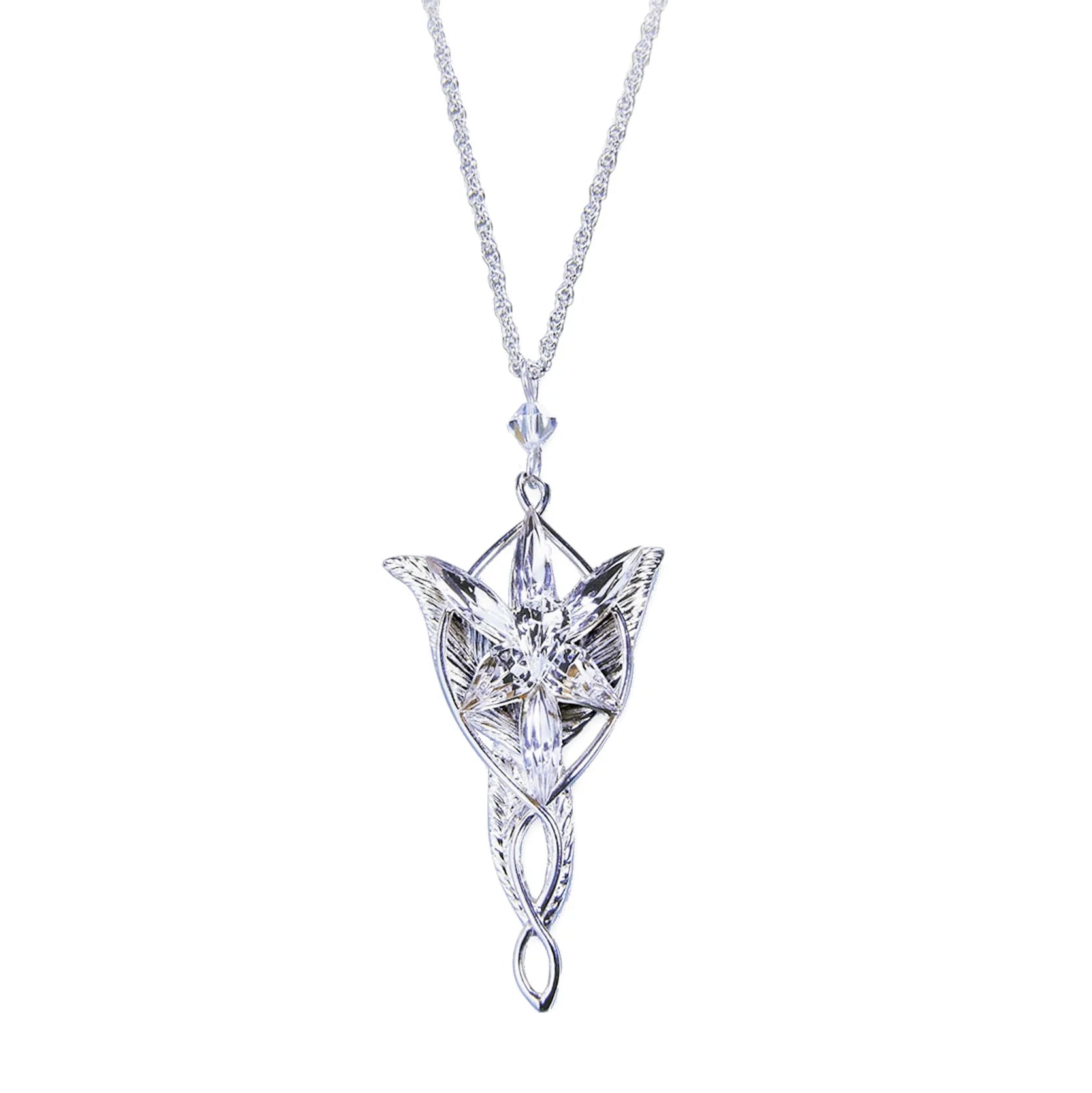 Icónico colgante de Arwen Evenstar, símbolo de amor eterno en El Señor de los Anillos