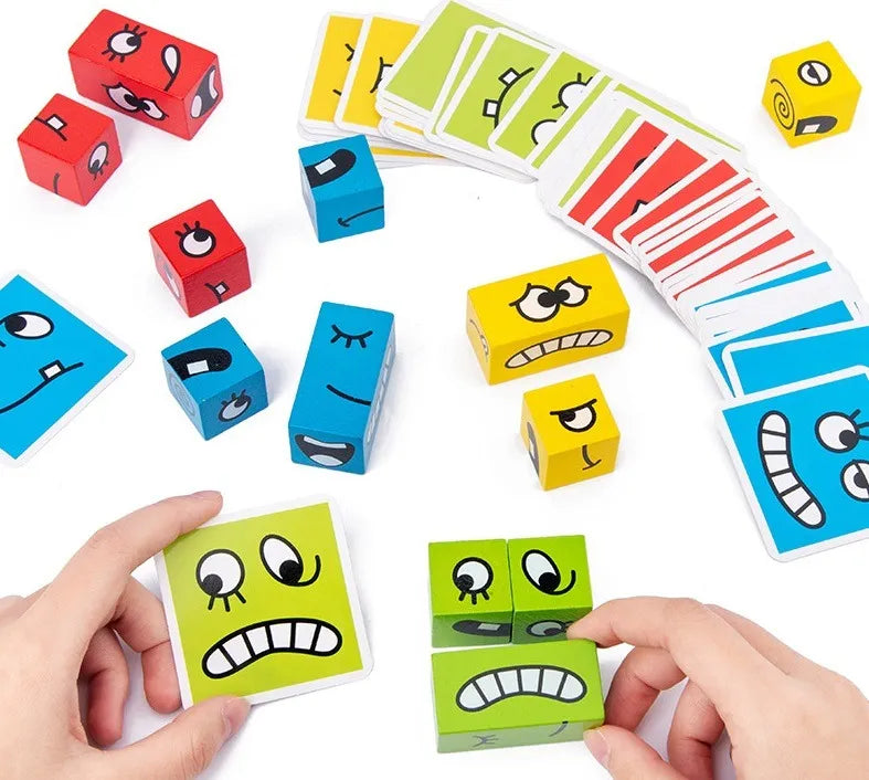 Puzzle de Caras - Expresiones Faciales