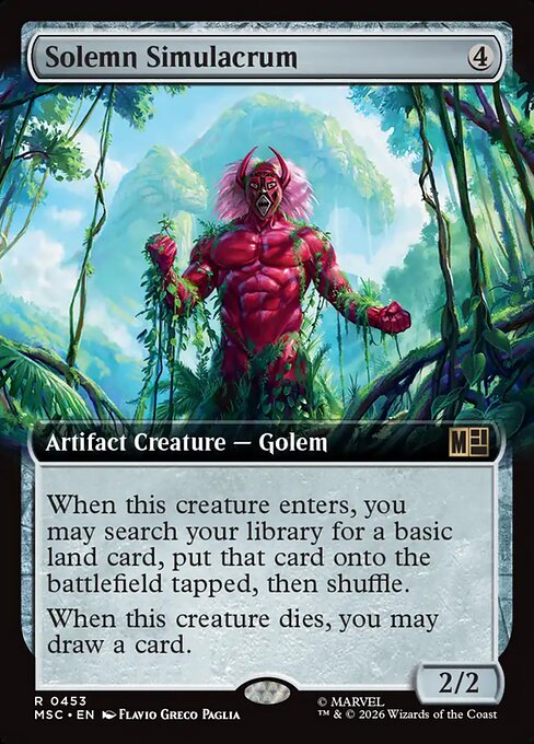 Solemn Simulacrum Regular (ingles) 453 | Singles MTG en PiedraBruja